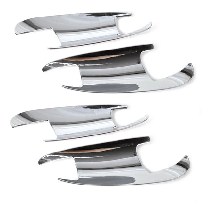4 x Chrome Door Handle Recesses for Mercedes Benz GLK300 W204 (2008-2015)