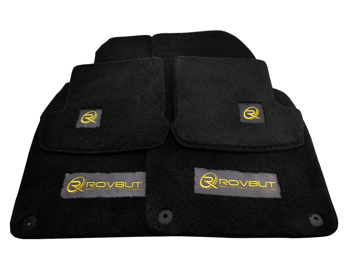 Floor Mats for Porsche ROVBUT Limited Edition Carbon Tailored Carpets LHD