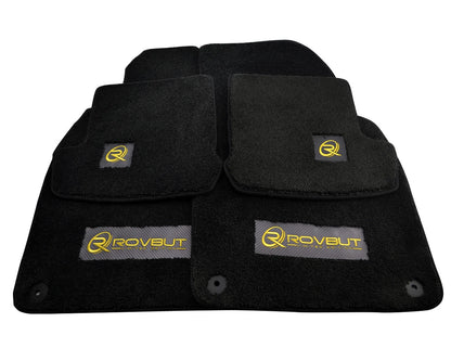 Floor Mats for Porsche ROVBUT Limited Edition Carbon Tailored Carpets LHD