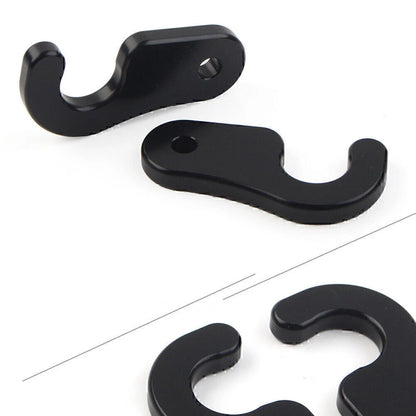 Black Sun Visor Clips for Jeep Wrangler, Gladiator (2018-2023)