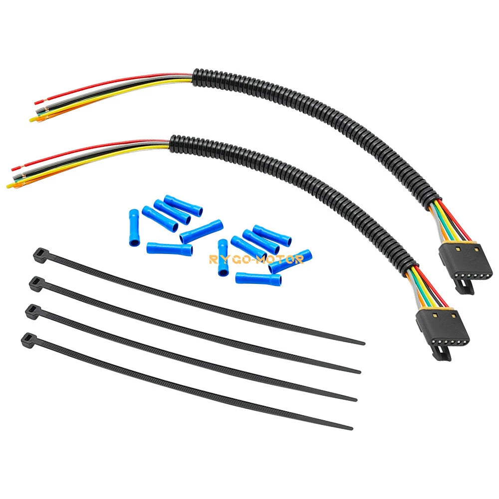 2 x Handlebar Controls Pigtail Harness for Polaris Sportsman 600 700 800 850 1000