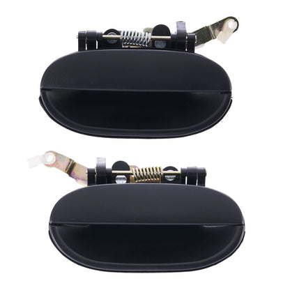 Outer Door Handle Set of 2 for Hyundai Excel X3 (1994-2000) Black Left & Right