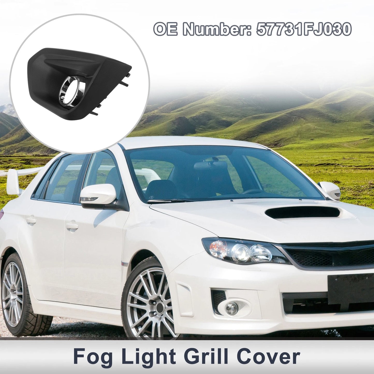 Front Left Fog Light Grill for Subaru Impreza (2012-2014)