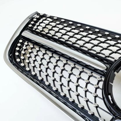 Grille Chrome + Black Diamond Slats for Mercedes V-Class W447 (2016-2019)