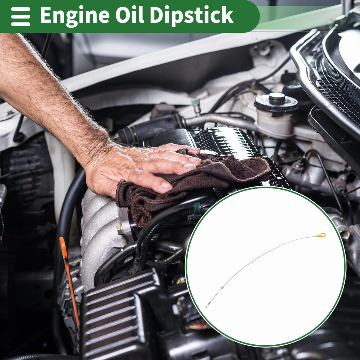 Oil Level DipStick for Chevrolet Silverado 2500 HD LT, LTZ, WT 6.6L
