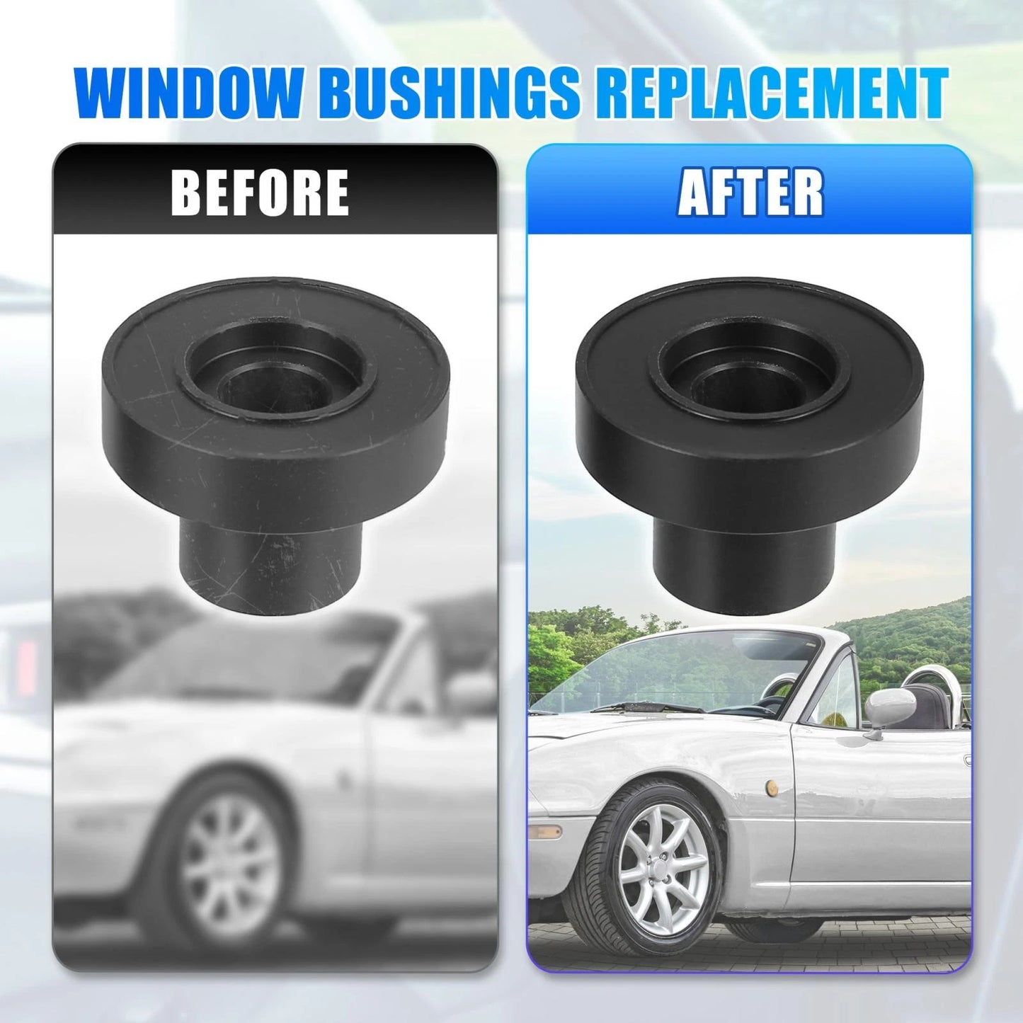Car Window Bushing Kit for Mazda Miata (1990-2005)