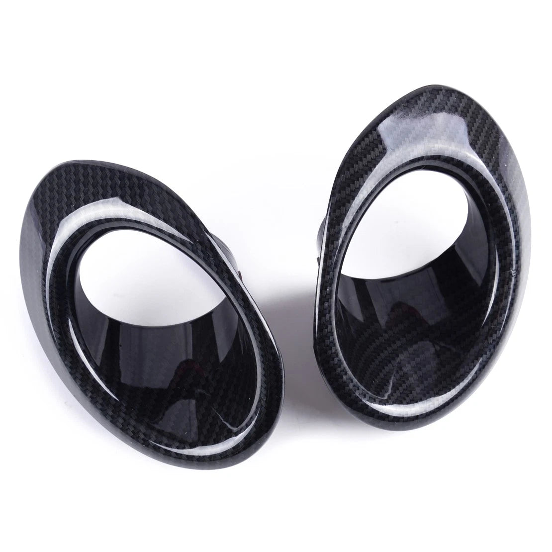 ABS Carbon Fiber Fog Light Cover Ring for Honda Civic 10th Coupe (2016-2018)