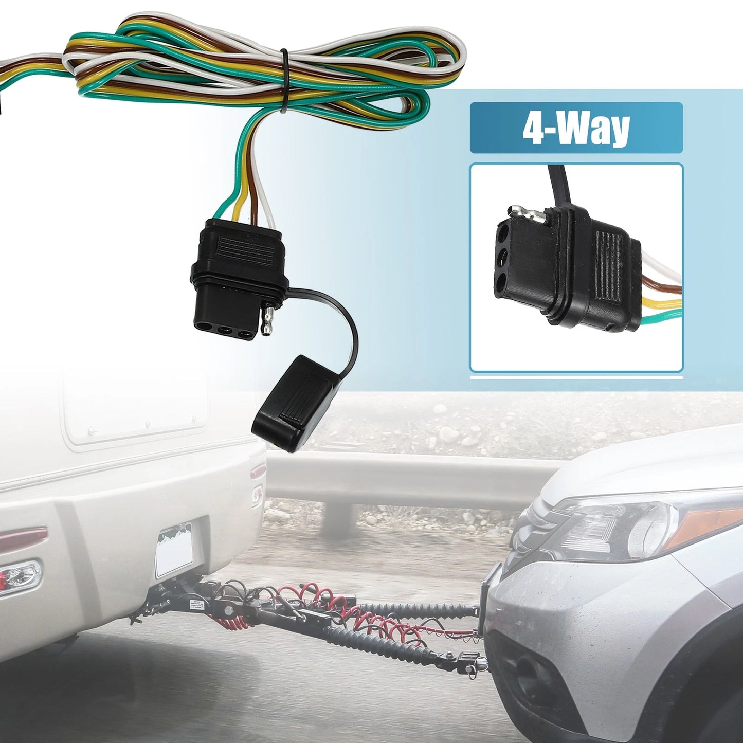 4-Pin Trailer Wiring Harness for Honda CR-V (2017-2022)