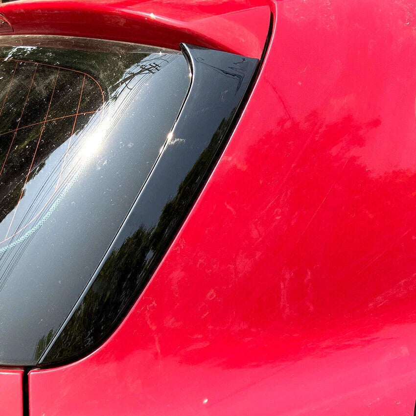 Rear Window Side Canard Spoiler Trim Covers for BMW 1 Series (2012-2019)
