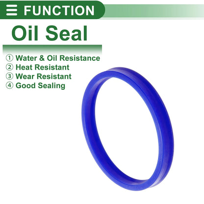 Oil Seal 85x95x10mm 5 x Rotary Shaft Seal TPU for All Vehicles
