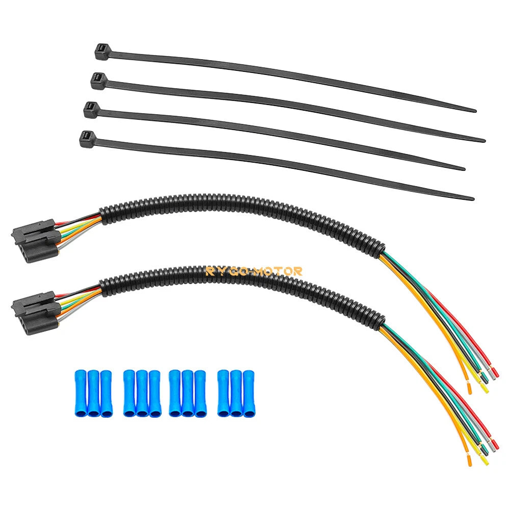 2 x Handlebar Controls Pigtail Harness for Polaris Sportsman 600 700 800 850 1000