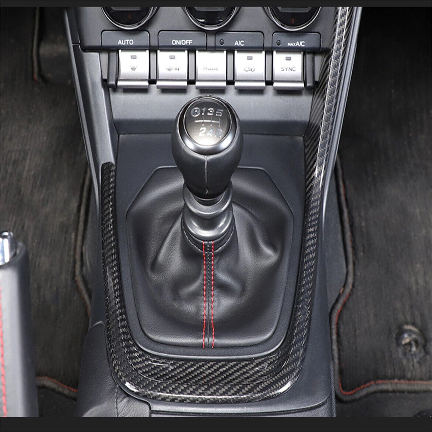 Gear Shifter Frame Trim for Subaru BRZ, Toyota 86 (2022-2024) Carbon Fiber