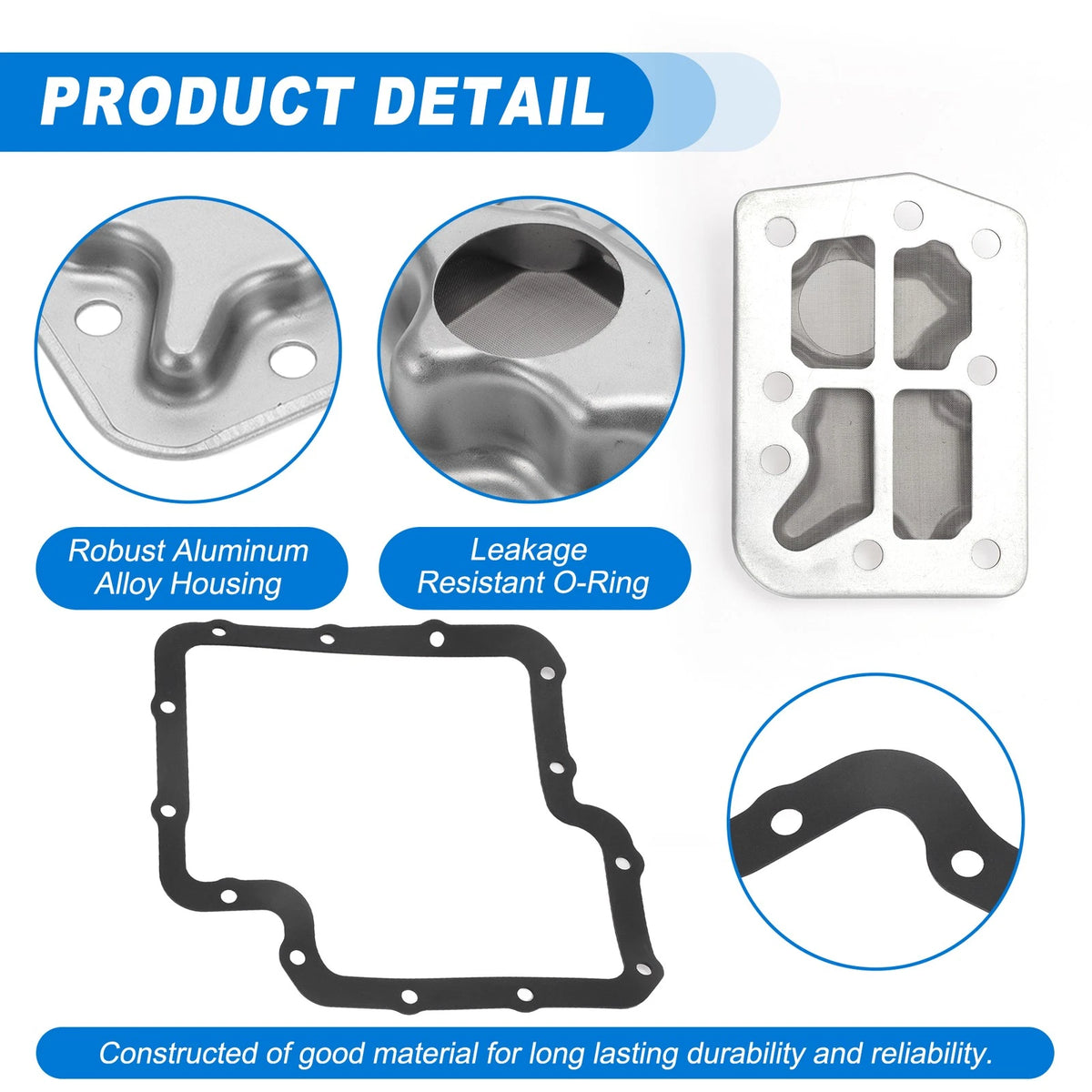 JF402 Car Transmission Filter Oil Pan Gasket Kit for CHEVROLET