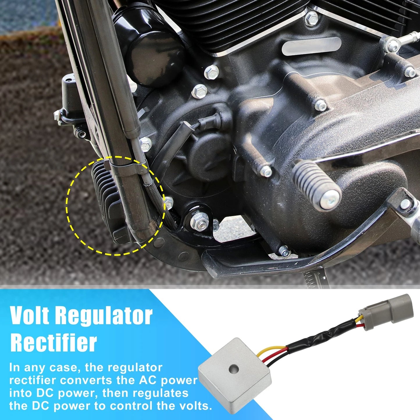 Voltage Regulator Rectifier for Club Car Precedent Gas Golf Cart