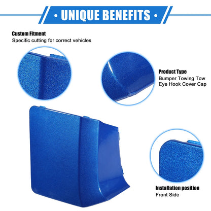Blue Front Bumper Tow Hook Cover for Subaru Impreza (2010-2014)