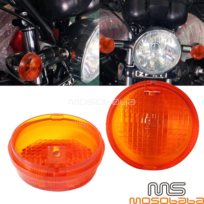 Turn Signal Light Lenses Cover for Honda Shadow Spirit VT750 (2001-2007)