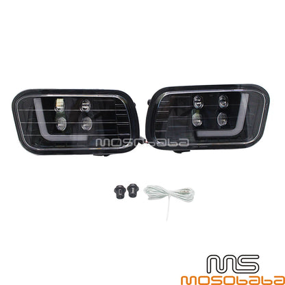 LED Fog Driving Lights & White DRL Lamp for Dodge Ram 1500 2500 3500 (09-14)