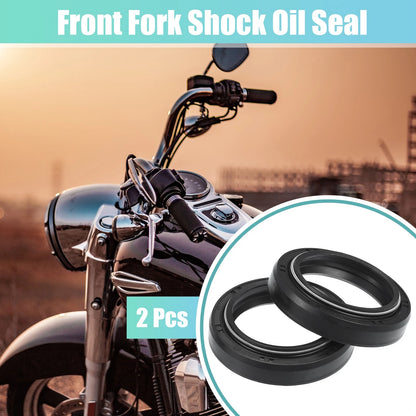 2 x 33mmx45mm Motorcycle Front Fork Shock Oil Seal for YAMAHA YZF-R125 (08-14)