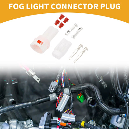 Fog Light Connector Plug 2 x Male Female Wire Terminal for Yamaha