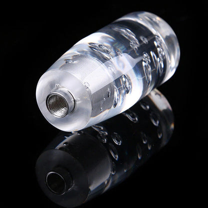100mm LED Crystal Blue Manual Gear Shift Knob for Car