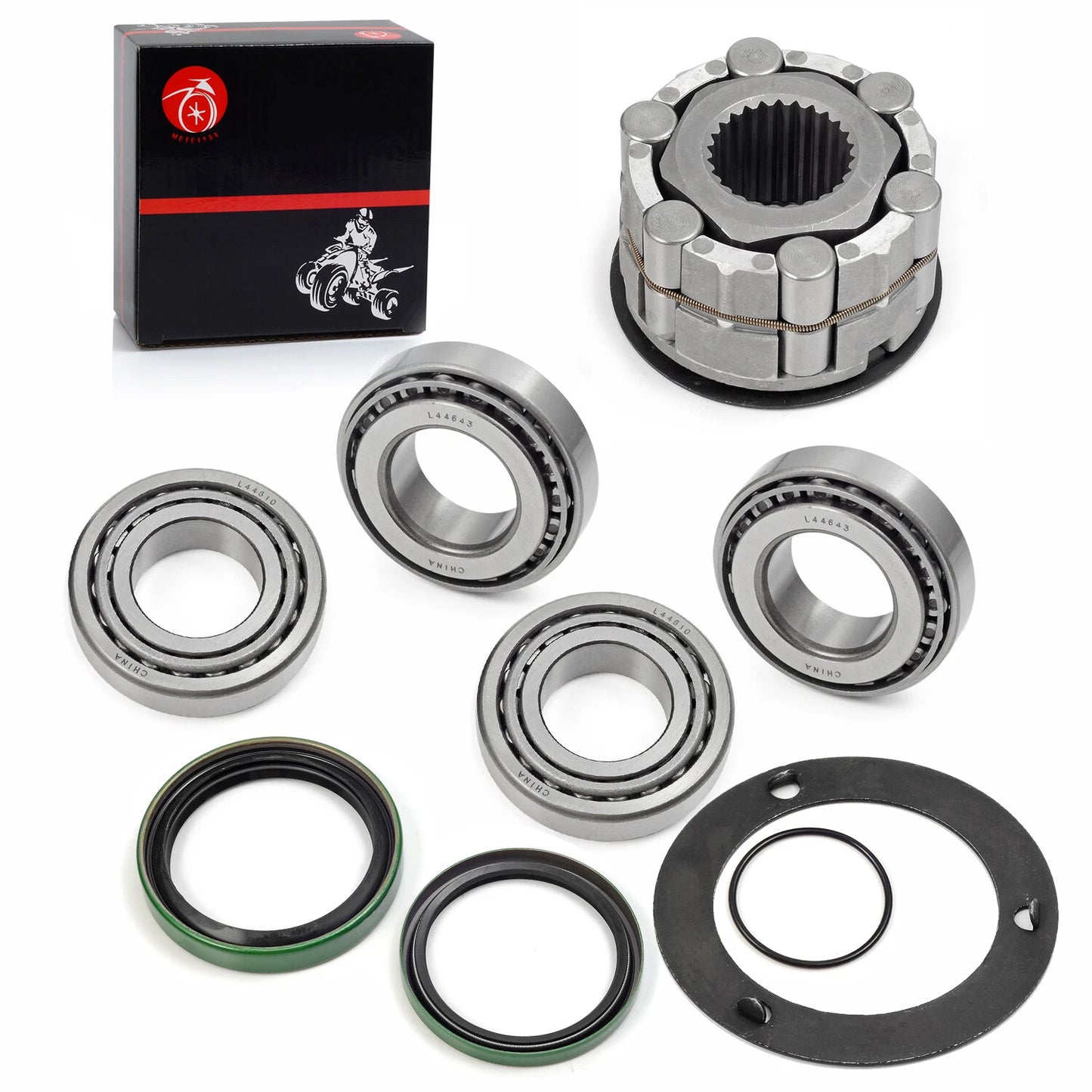 Front Wheel Hub Clutch & Bearing Seal for Polaris Sportsman 500 HO (1999–2008)