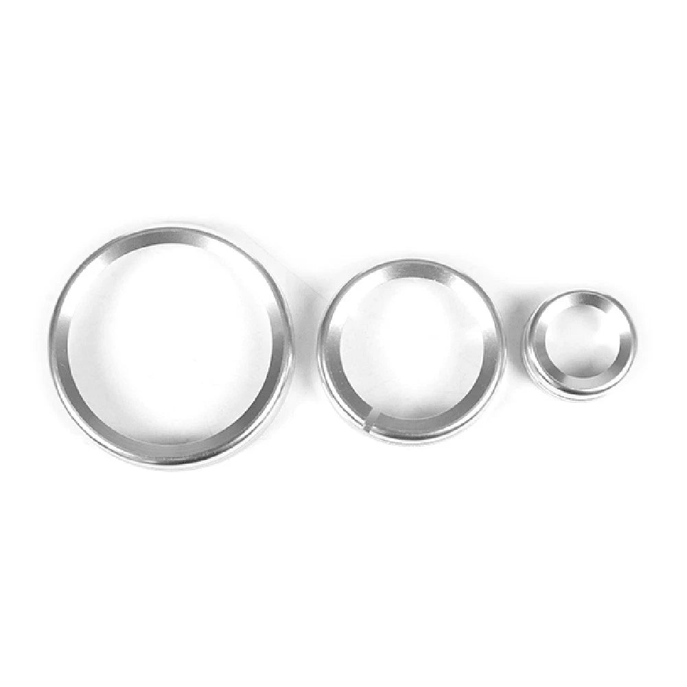 Silver Multimedia Knob Ring for Alfa Romeo Giulia Stelvio (2017-2019)