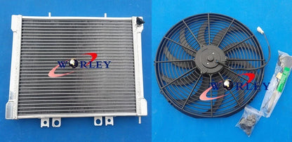 Aluminum Radiator + Fan for Polaris Sportsman 700 (2002-2004)