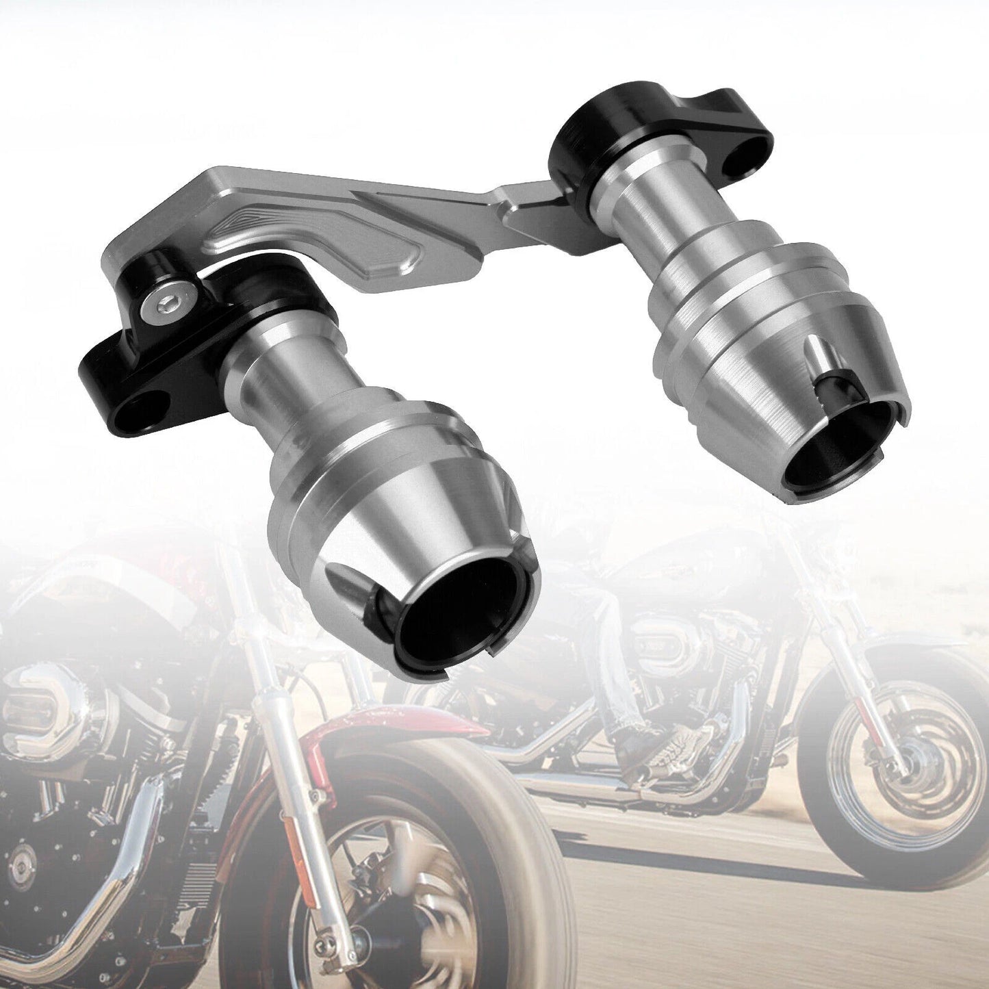 Crash Slider Protector Silver for Yamaha Nvx Aerox Nmax (2015-2019)