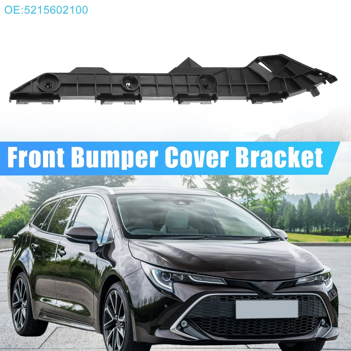 Front Left Bumper Cover Bracket for Toyota Corolla (2009-2013)