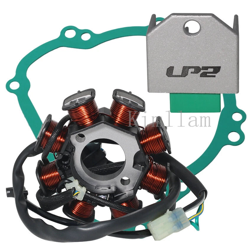 Stator, Rectifier, Gasket for Kawasaki KLX140G (2017-2023) KLX140, KLX140L, KLX140A (2008-2022)