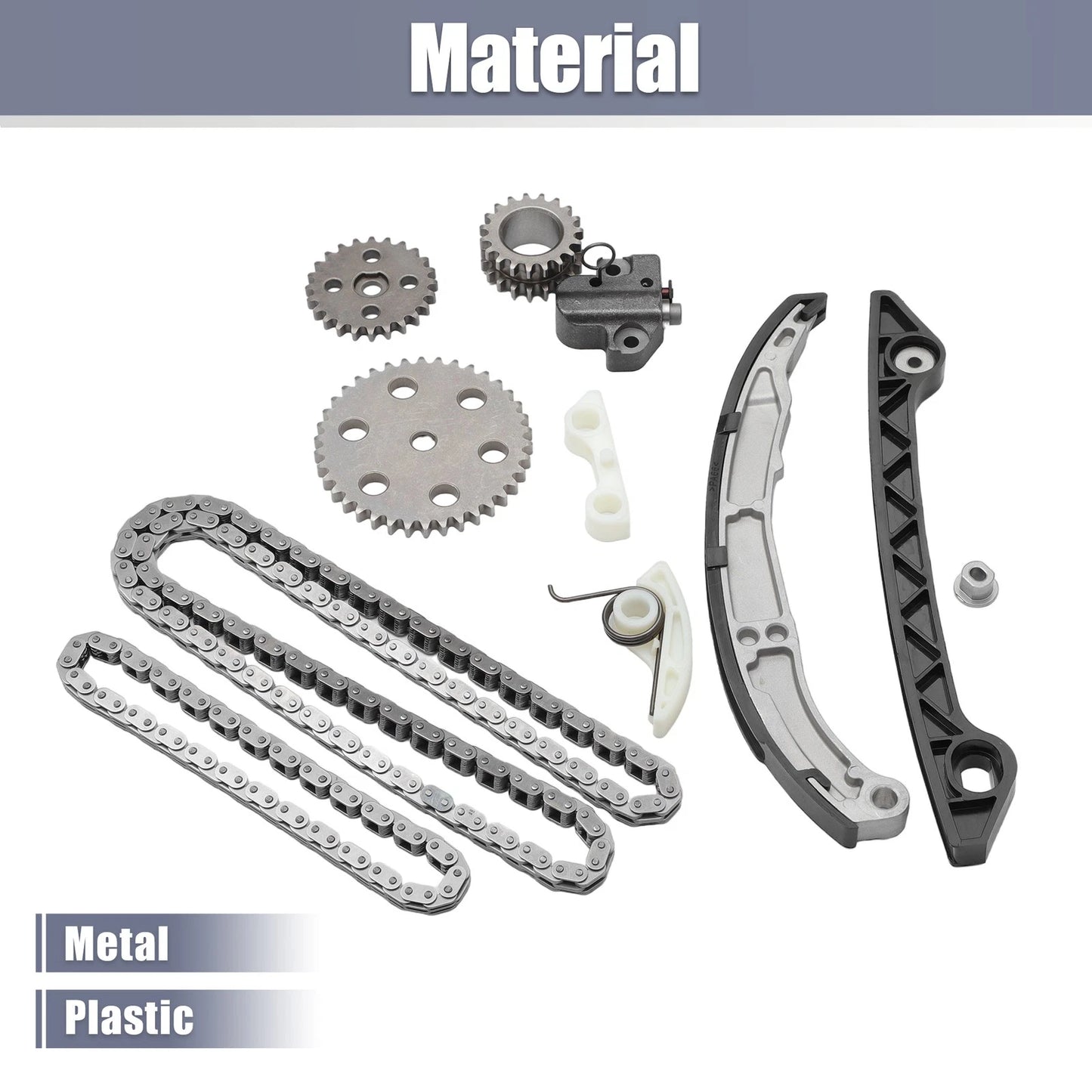 Timing Chain Kit for Mazda 3 5 6 Tribute 2.3L L4 (2004-2013)