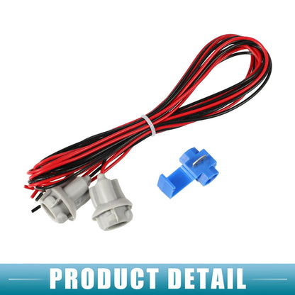 LED Door Light Reflector for Ford (F-150, F-250, F-350) 2 x White Red