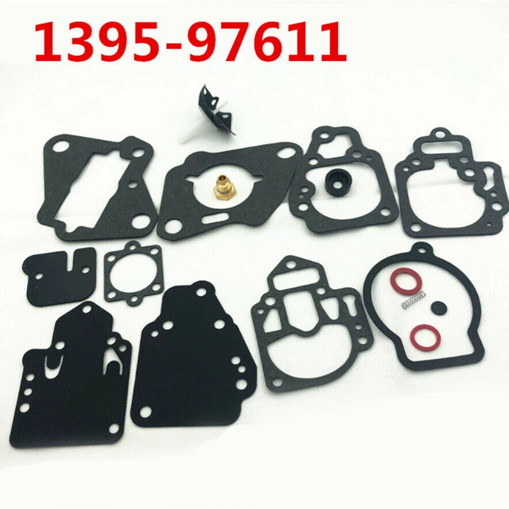 Boat Carburetor Rebuild Kit Gasket for 6-25hp 2 Cylinder