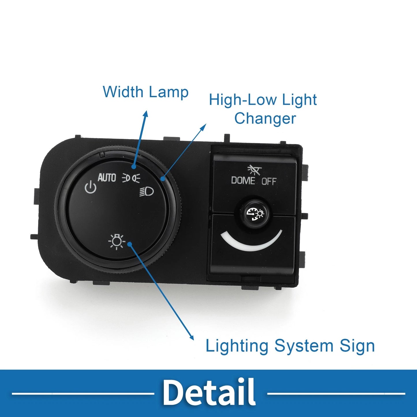 Headlight Lamp Fog Light Switch for Cadillac Escalade (2008-2014)