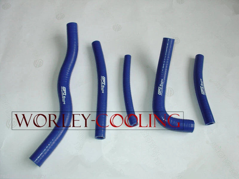 Silicone Radiator Hose Kit for Suzuki RM125 (1996-2000) - Blue