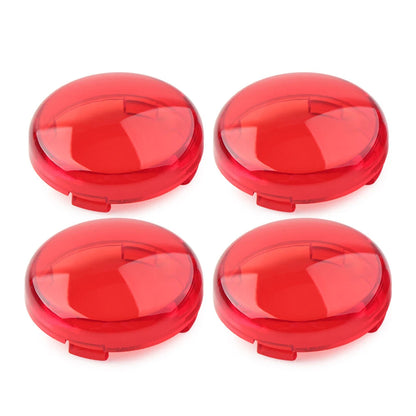 4 x Turn Signal Lens Light Covers for Harley Touring Softail Dyna