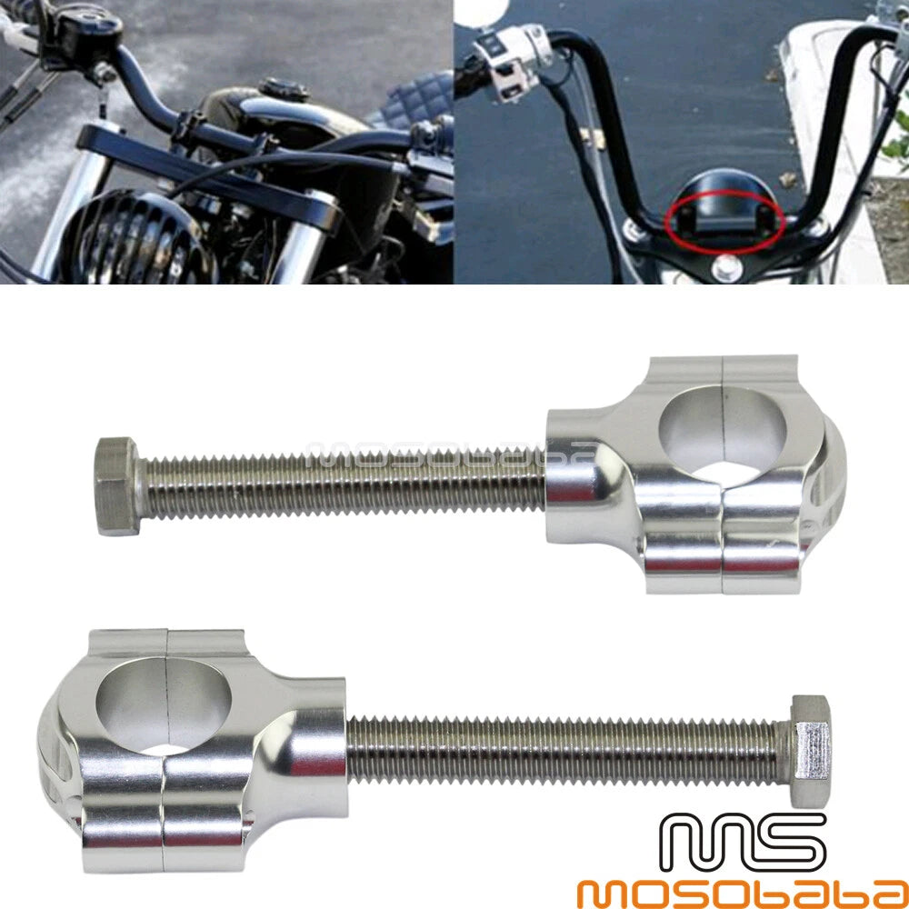 25mm Motorcycle Handlebar Mount Riser for Harley Dyna, Honda, Yamaha, BMW