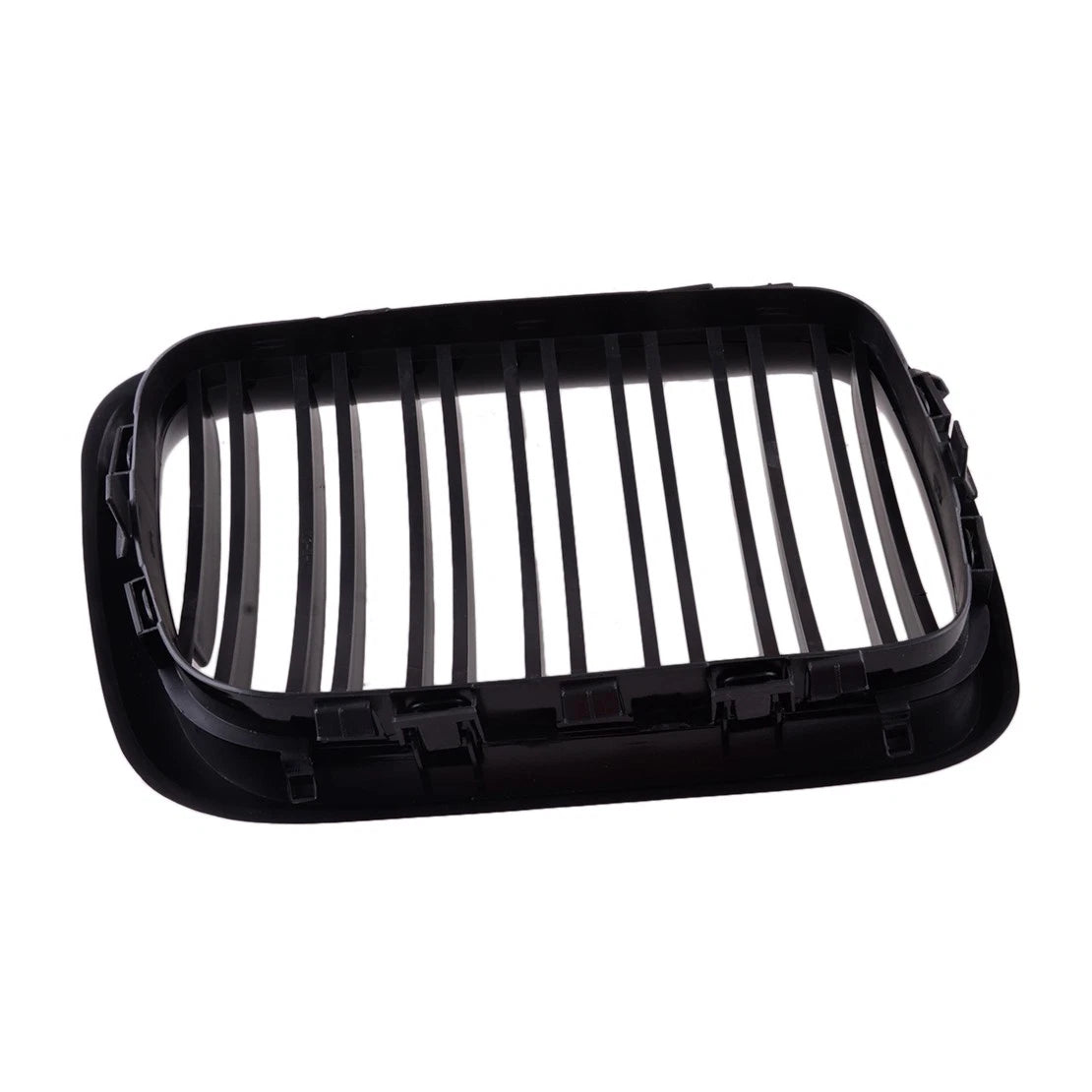 Gloss Black Double Line Front Kidney Grills for BMW E36 M3 (1996-1999)