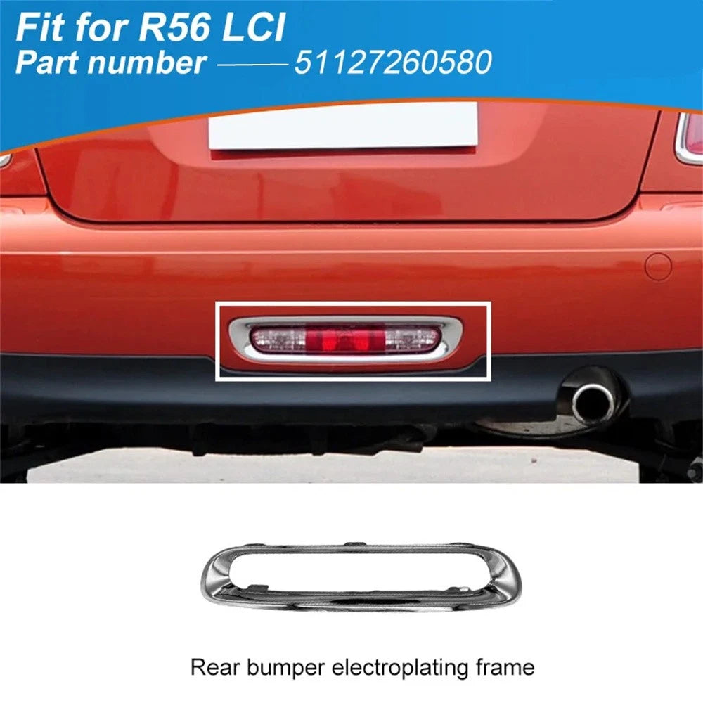 Rear Bumper Fog Light Cover Trim for BMW MINI R56 R57 R58 R59 (2007-2013)