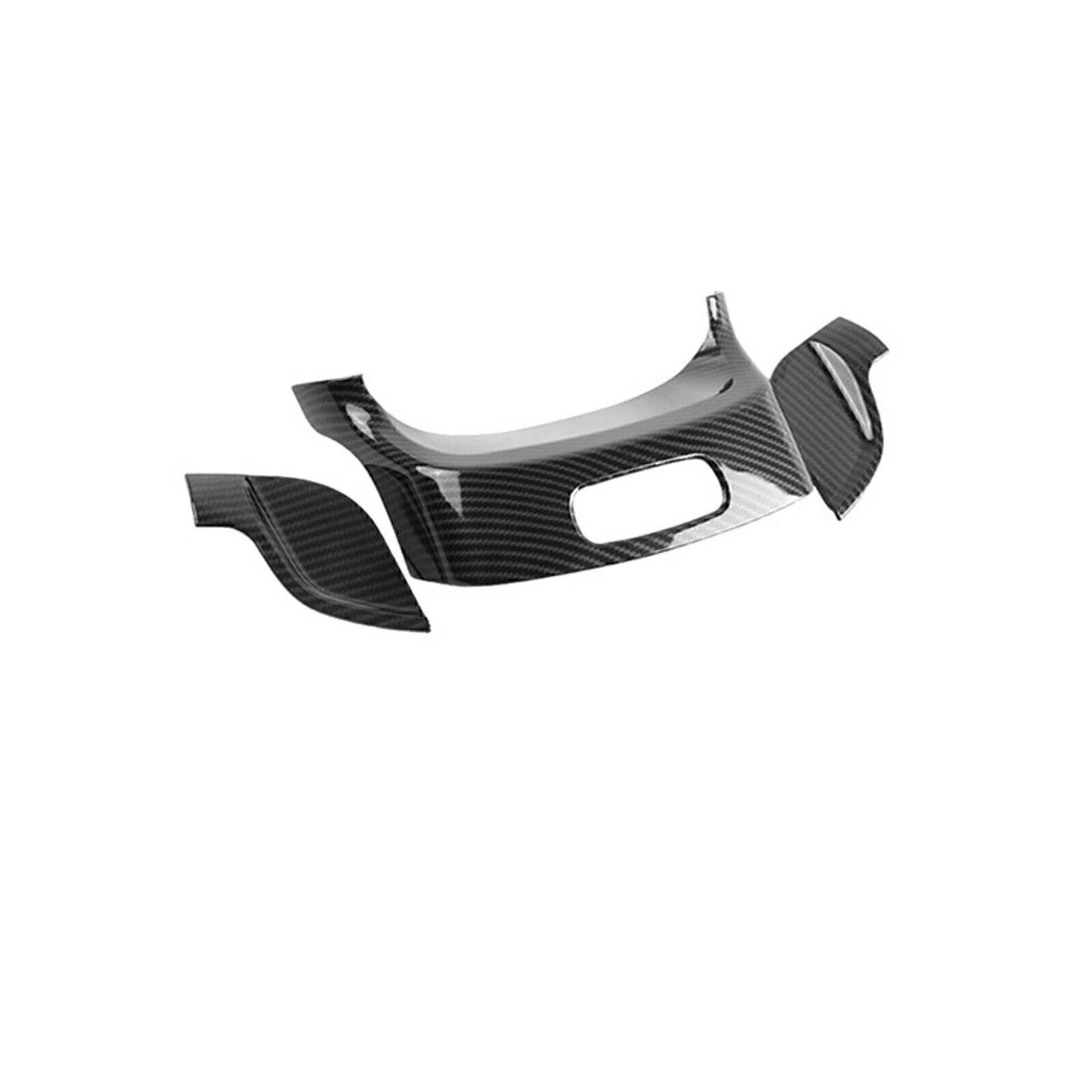 3 x Black Center Console Armrest Switch Covers for Benz GLB X247 (2019-2021)