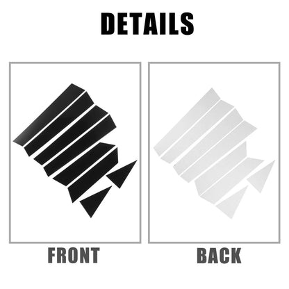8 Pcs Car Door Cover Trim Pillar Stickers for Nissan Altima (2013-2018)