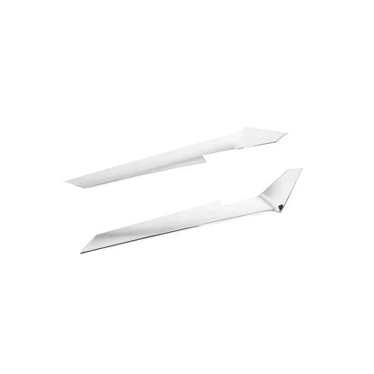 Chrome Front Upper Center Grille Lid Cover Trim for 2018-2020 Toyota Sienna 2 x pcs