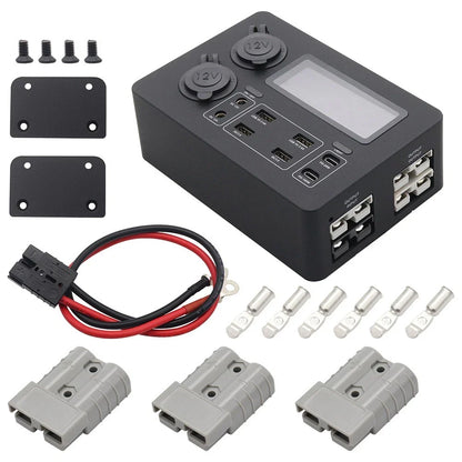 12V Power Box 100W Fast USB Charger for Boats - Quick Installation