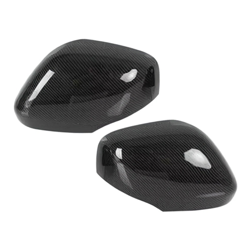 ABS Carbon Fiber Rear View Mirror Cover Trim for Nissan Armada (2017-2023)
