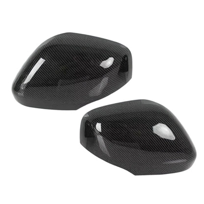 ABS Carbon Fiber Rear View Mirror Cover Trim for Nissan Armada (2017-2023)
