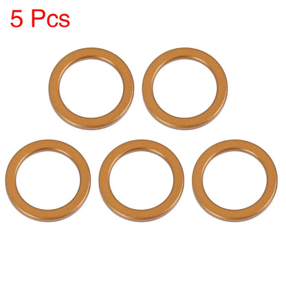 O Rings 5pcs 22mm ID 30mm OD Exhaust Muffler Pipe Gasket for GY6125