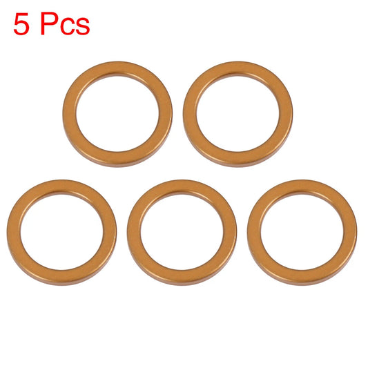 O Rings 5pcs 22mm ID 30mm OD Exhaust Muffler Pipe Gasket for GY6125