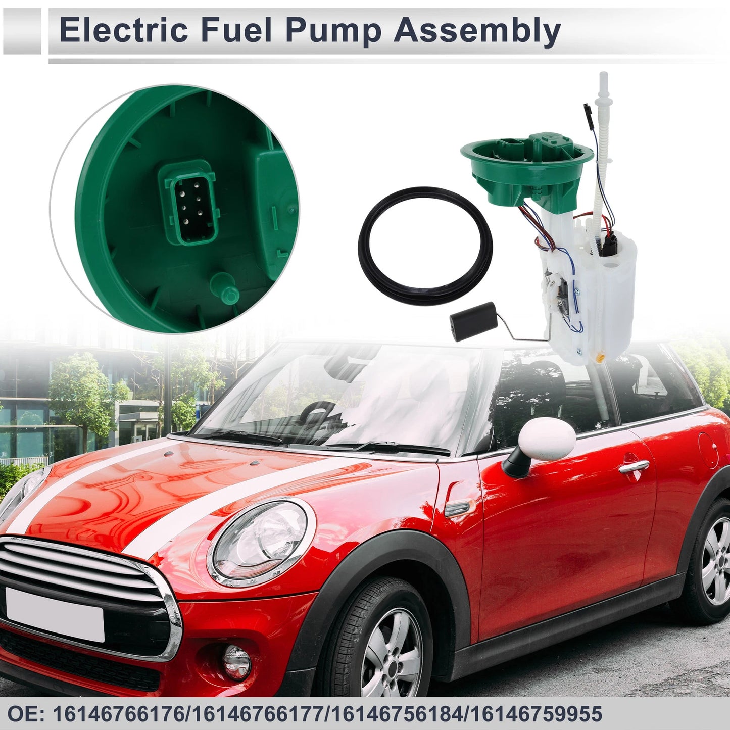 Fuel Pump Assembly for Mini Cooper 2002-2004 L4 1.6L Gas Hatchback