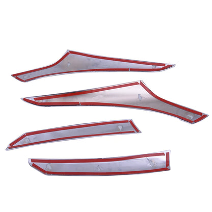 4 x Car Rear Tail Light Trim Covers for Mitsubishi Outlander (2016-2018)
