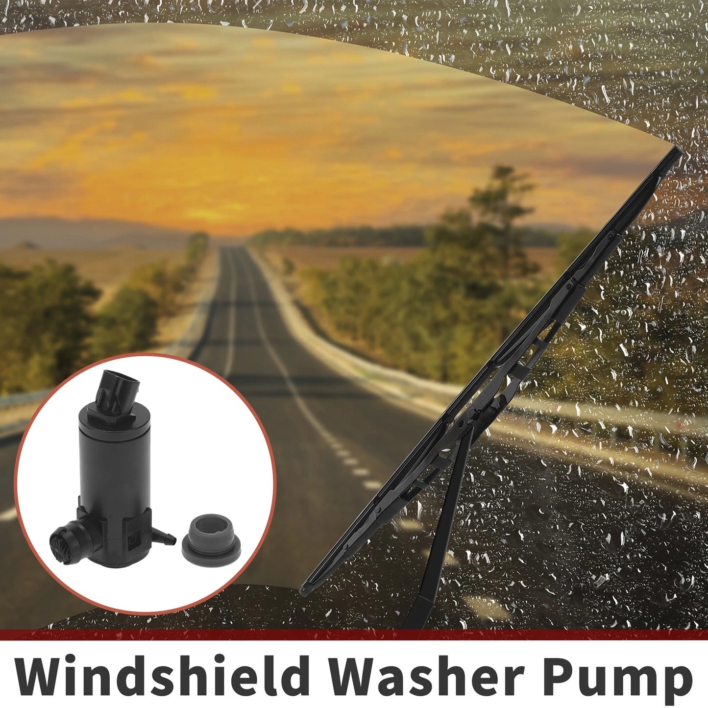 Windshield Washer Pump w/ Grommet for Toyota (2000-2006)